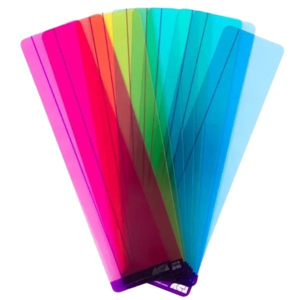 Assorted Coloured Reading Overlays Pack of 10