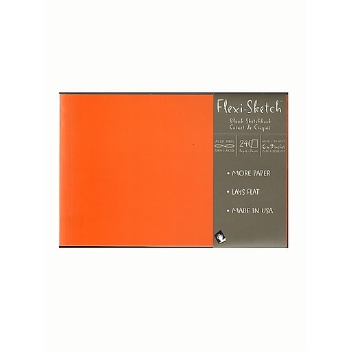 Global Art Flexi Blank Sketch Book 6x9 inch