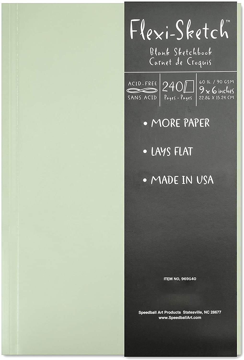 Global Art Flexi Blank Sketch Book 6x9-inch