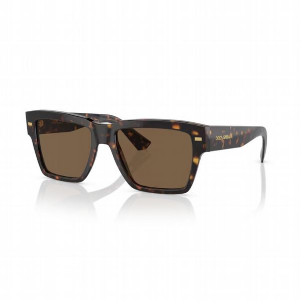 Dolce & Gabbana Havana Frame With Dark Brown Lens - Size Large