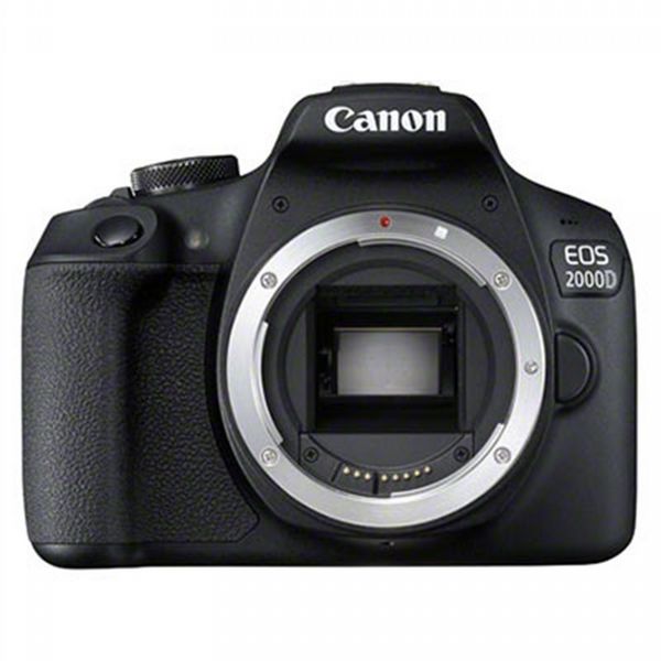 Canon 2000D SLR, 18-55mm Lens and Card Kit