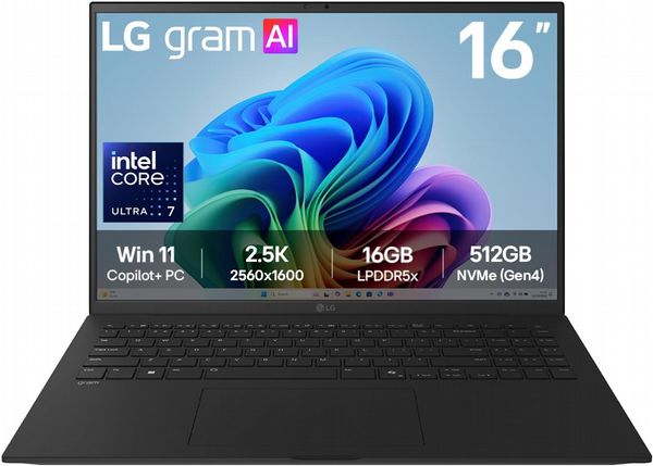 LG gram 16-inch Laptop - 16Z90TL-G.AU75AN